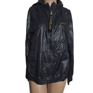 Bebe sport nylon black jacket size M